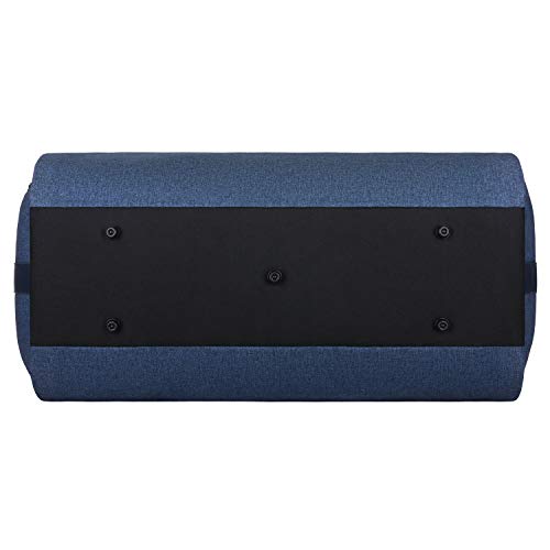 Gonex Garment Bag Carry on Duffle Suit Bag with Shoe Pocket, Convertible Hanging Duffel Travel Suitcase for Men Women Blue