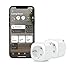 Produktbild Eve Energy, 2er Set - Smarte schaltbare Steckdose (deutsche Markenqualität), TÜV-zertifiziert, Verbrauchsmessung, Zeitpläne, schaltet Geräte ein/aus, Smart Plug, Apple HomeKit, Bluetooth, Thread