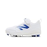 [ニューバランス] 野球スパイク 3000 v7 ジュニア キッズ ゴム底 D7(WHITE/BLUE) 24.0 cm W