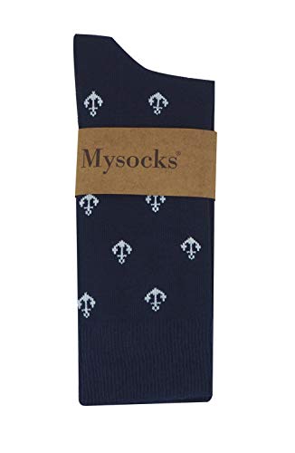 Image of Mysocks Unisex Extra Fine Combed Cotton Crew Socks |Colourful Designs | Seamless Toe | Make Your Steps Enjoyable