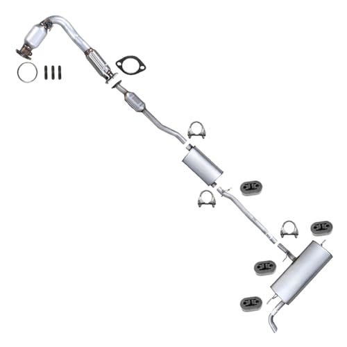 Exhaust Catalytic, Muffler, Intermediate Pipe & Rear