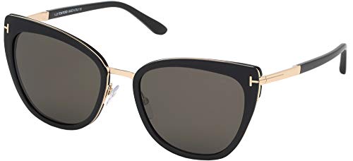 Tom Ford SIMONA FT 0717 BLACK/SMOKE 57/20/140 unisex Sunglasses
