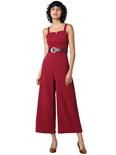 Image of ONLY Women's Polyester Blend Slim Fit Jumpsuit