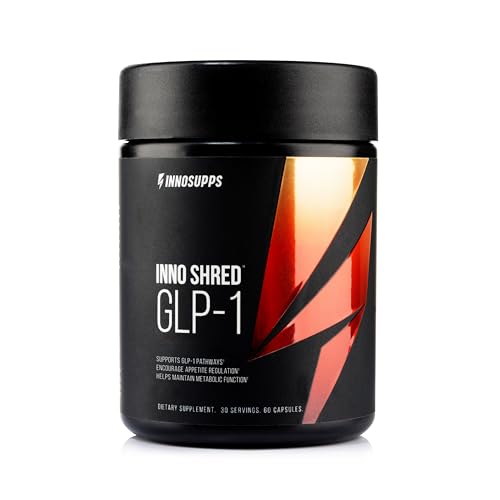 Inno Supps Inno Shred™ GLP-1 | Thermogenic Support + Appetite Support + Energy* | Berberine + Chromium | 60 Capsules. 30 Servings.