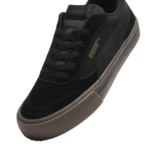 Image of PUMA Mens Court Classic Vulc Sneakers Shoes Casual - Black - Size 7 M