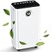 Produktbild Luftentfeuchter, Auto Entfeuchtung, Raumentfeuchter Elektrisch 25m²/122m³, Luftentfeuchter mit LED Display und Wasserbehälter-Vollanzeige, Gegen Feuchtigkeit, Filter, Timer, 10 J. Gar