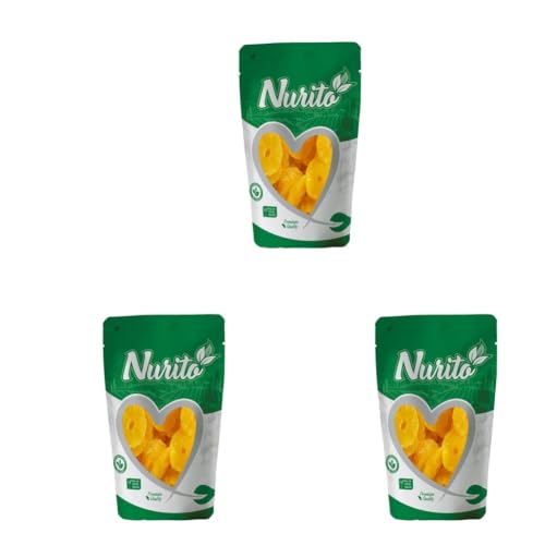 Image of Nurito Dried Fruits Nuts And Seeds (Dried Pineapple Ring, 200 Gm) (Pack of 3)