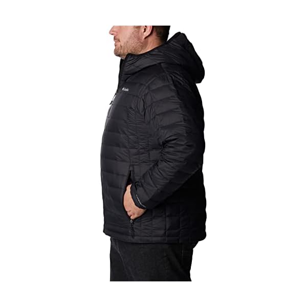 Columbia Men's Tall Big Voodoo Falls 590 TurboDown Hooded Jacket, Black, 2X - Image 8