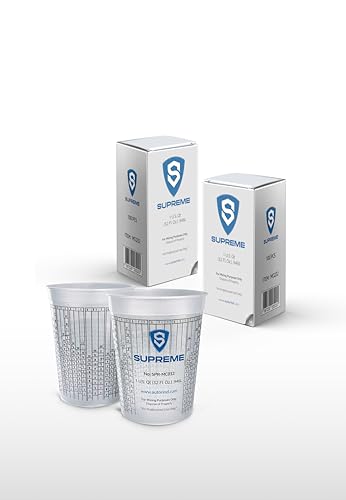 Vasos medidores plásticos 32 oz pack x5 miniatura 2