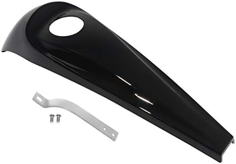 Senkauto Black Smooth Dash Oil Fuel Console Cover For Harley Touring FLHT FLHX 2008-2018