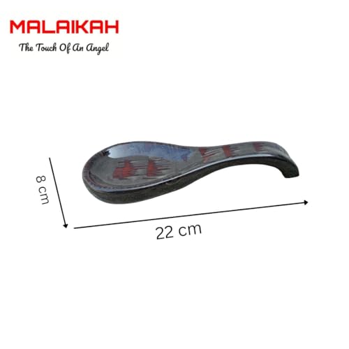 Image of Malaikah Ceramic Spoon Rest Pack of 3 for Home, Kitchen, Dining, Kitchen Decor & Gifting
