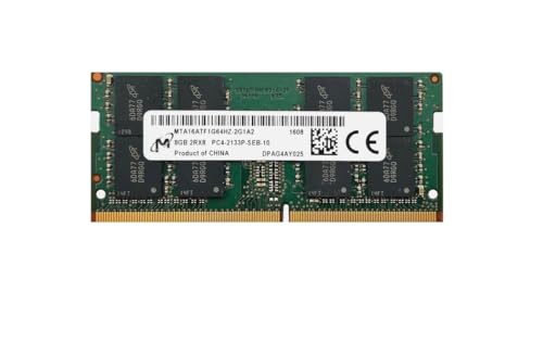 Micron Original 8 GB DDR4 2133MHz SO-DIMM Laptop RAM – PC4-17000 260-pin 1,2 V CL15 – P/N: MTA8ATF1G64HZ-2G1 / -2G1B1 – idealne dopasowanie – 10 lat
