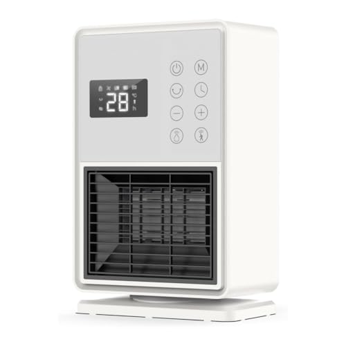 セラミックヒーター【2025冬新型 暖房・加湿・空気清浄】超音波加湿搭載 人感センサー付 ECO知能恒温 節電対策 LED大型ディスプレ カラーLEDライト 自動首振 電気ストーブ セラミックファンヒーターり電気ヒーター 1秒速暖 4段階切替 24時間タイ