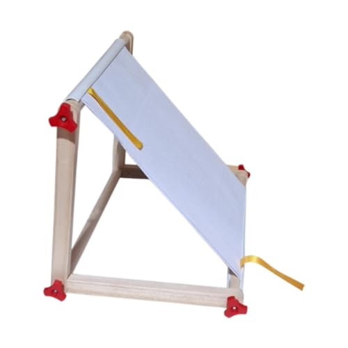 predolo Bastidor de Punto de Cruz, Soporte de Mesa para Bordado, Soporte de Aro de Punto de Cruz de Madera para Estudio, Oficina, Acolchado, Punto de Cruz, Co, PP Nut, Individual