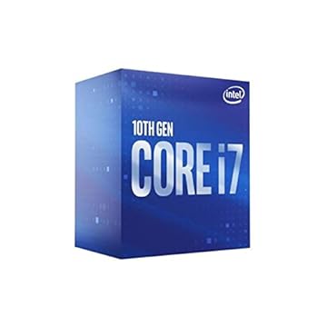 Processador de desktop Intel Core i7-10700F de 10ª geração sem processador gráfico.