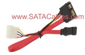 Cable Mini SATA Slimline 9 pulgadas con conector macho miniatura 5
