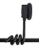 Wasserstein Versatile Twist Mount for Nest Cam Indoor, Flexible Gooseneck-Like Mount for Nest Indoor Camera - Attach Your Nest Cam Indoor Wherever You Like Without Tools or Wall Damage (Black)
