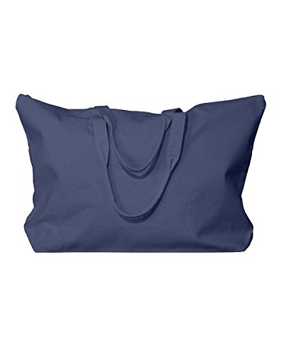 8863 Amanda Cotton Canvas Tote (Navy)