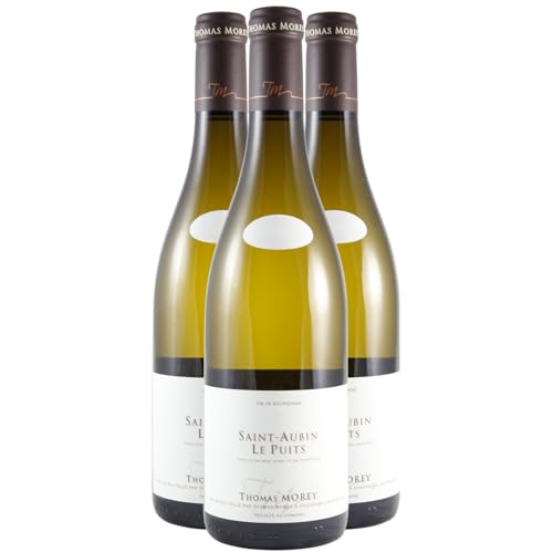 Saint-Aubin 1er Cru Le Puits blanco 2022 - Domaine Thomas Morey - DOP - Borgoña - Francia - Variedades de uva Chardonnay - 3x75cl