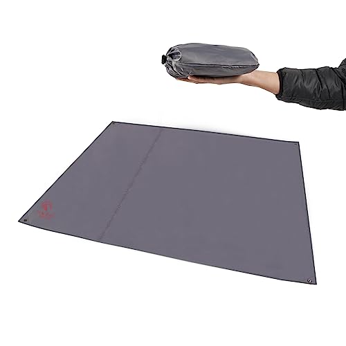 REDCAMP Waterproof Camping Tent Tarp – 83″ x83, 4 in 1 Multifunctional Tent Footprint for Camping, Hiking and Survival Gear, Lightweight and Compact