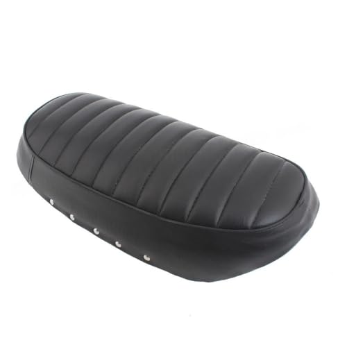 Asiento de moto individual negro acabado retro premium para series CT70 y ST70