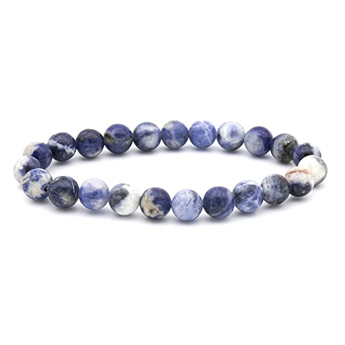 Bracelet en perles pour hommes le cadeau ideal en pierre naturelle 19cm
