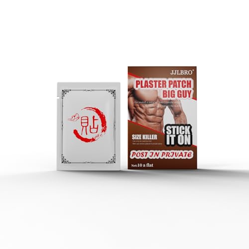 Image of JJLBRO 10 Extra Strength Men's Enlargement External Patches - Boost Size, Energy, Performance & Endurance for Thicker, Stronger Results
