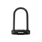 Kwikset High Security Bicycle U-Lock, Hardened Steel, Anti-Theft Bike Lock, 1 Pack, Black