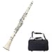 B Key Student Clarinet White Musical Instrument Beginner Performance Level Clarinet for Beginner
