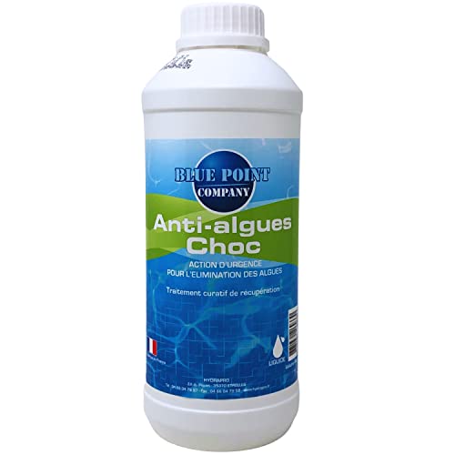 Algicide Anti-Algues Choc Piscine, rattrapage Eau Verte │Anti Eau Verte/Trouble, Traitement Anti-algues │Produit Double Action, Action d’Urgence Contre Les algues...