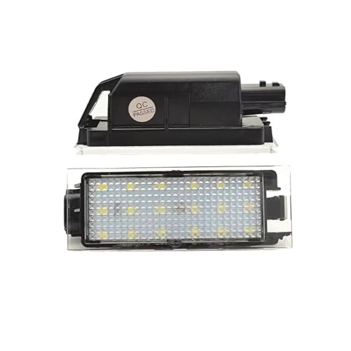 Kit de 2 Luces para matrícula de Coche PZD0085 Clio Laguna 2 Megane 3 Twingo