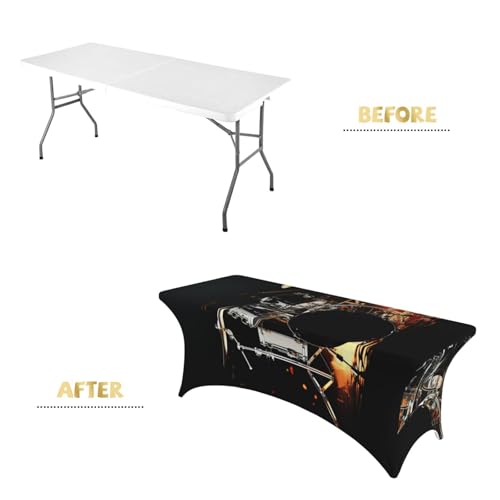 Nappe extensible de qualité supérieure et protection de table universelle stretch - 4