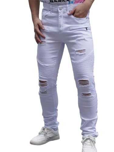 Men's Distressed Jeans Color Versatile and Easy to Match