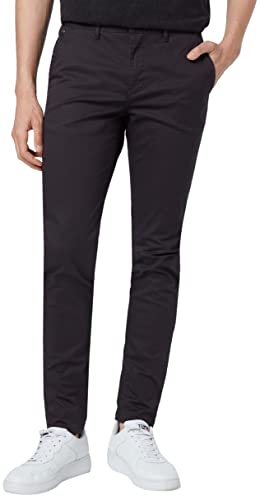 Scotch & Soda Herren Mott — Slim Fit Organic Cotton Casual Pants, Anthracite 4524, 29W / 34L EU