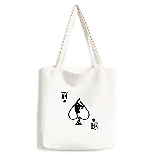 Sac à main lavable avec bêche de poker grand format cabas en tissu de coton