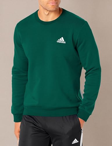 Image of adidas Mens Cotton M Feelcozy Swt Crew Neck Sweatshirt