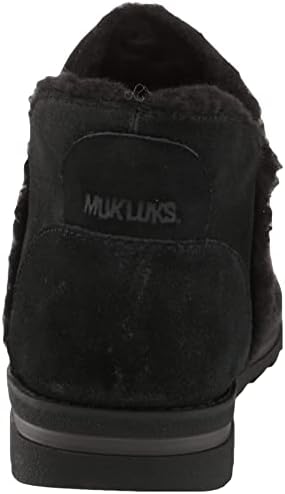 MUK LUKS Women's Ziggy Sunset BLVD. Ankle Boot, Black, 7.5 | Image 2