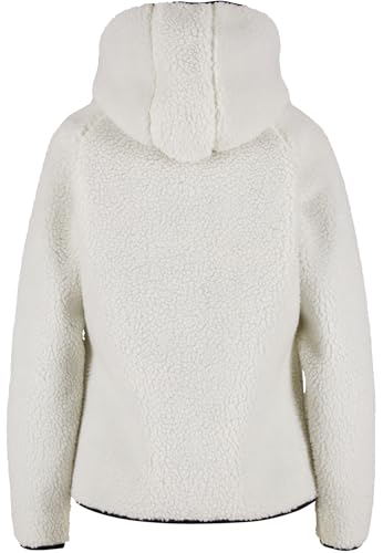 Brandit Women Teddyfl. Jacket Hood 15Y, Farbe: white, Größe: XL