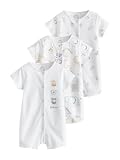 NEXT Bebé Pack de 3 peleles de punto para bebé White Safari Animal Embroidered 6 Meses-9 Meses