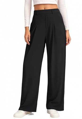 Oyamiki Marlene Hose Damen Sommer Business Anzughose Weites Bein...