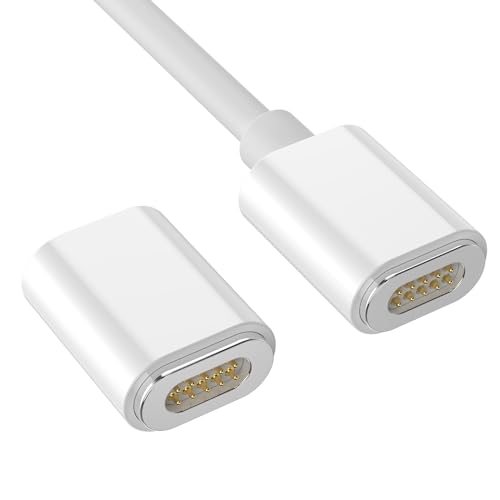 Rounkin Charging Adapter for LG V60 Dual Screen Cover Case, Magnetic Cable for for LG V60 thinQ (White)