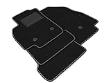 DHCarMats | Tapis de voiture pour Opel Karl de 2015 à 2024 | Tapis de voiture en moquette antidérapante | Intérieur d'habitacle - Kit complet avant et arrière
