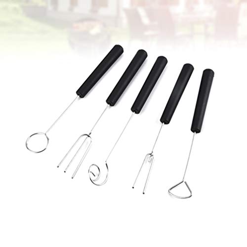 Conjunto de Garfo de Chocolate de Cabilock para Molho de Aço Inoxidável Conjunto de Ferramentas de D