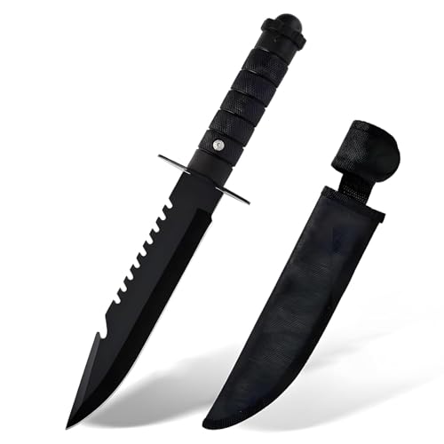 Image of Kitchen Utility Knife with Protective Cover for Kitchen & Home Use | Multipurpose Cutting Knife | Black Color | Set of 1