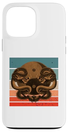 iPhone 13 Pro Max Dragon Yin-Yang symbol balance harmony symmetrical