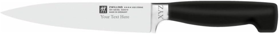 ZWILLING Four Star 6-inch Utility Knife, Personalized, Engraved