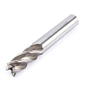 4 Fluit Frees, 12mm HSS CNC Rechte Schacht Boren Cutter Tool voor Frezen van Soorten Metaal 12x26x83mm
