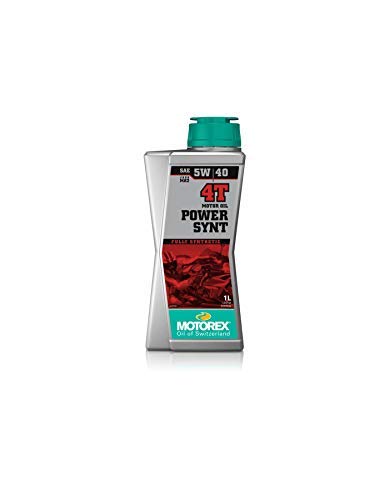 Motorex Power Synt 4T 5W40, l'huile 10x1L idéale sur circuit et route
