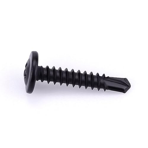 #10 x 1-1/4 pulg Tornillos autoperforantes acero miniatura 6