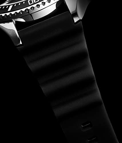 Stuhrling Original Sports Watches for Men Diver Watch, Mens Wrist Watches with Screw Down Crown Water Resistant to 330 Ft Analog dial, Diver Watches for Men, Waterproof Watches for Men